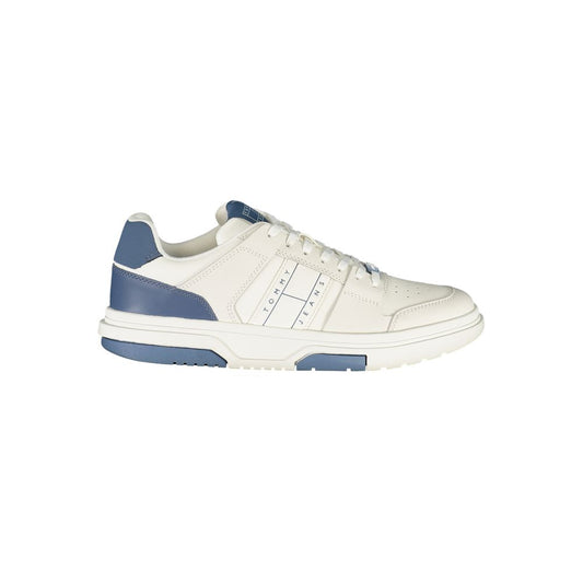 Tommy Hilfiger Bianco Polyurethane Men's Sneaker