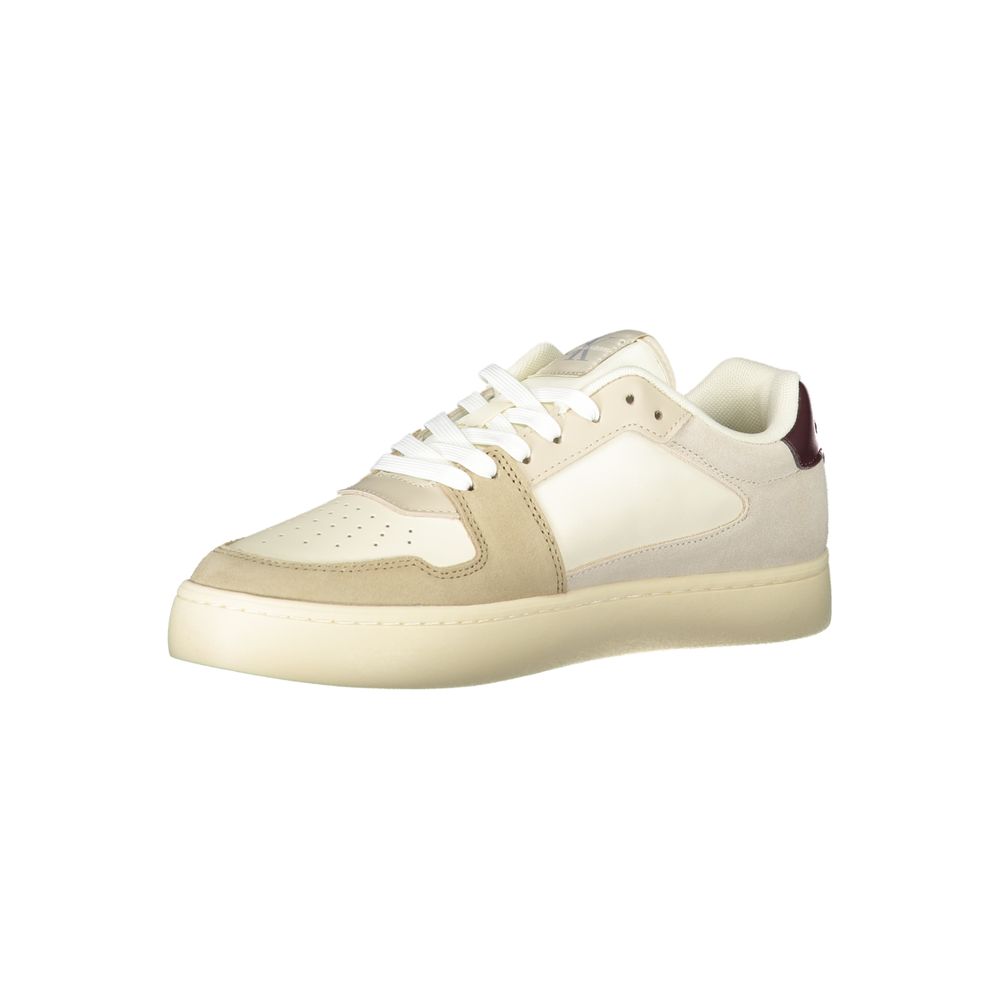 Calvin Klein Beige Polyester Men Sneakers