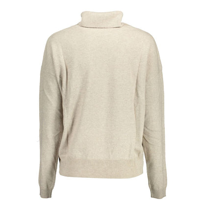 Beige U.S. POLO ASSN. sweater i uldblanding