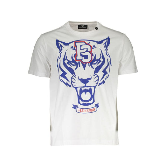 Plein Sport White Cotton Mens TShirt