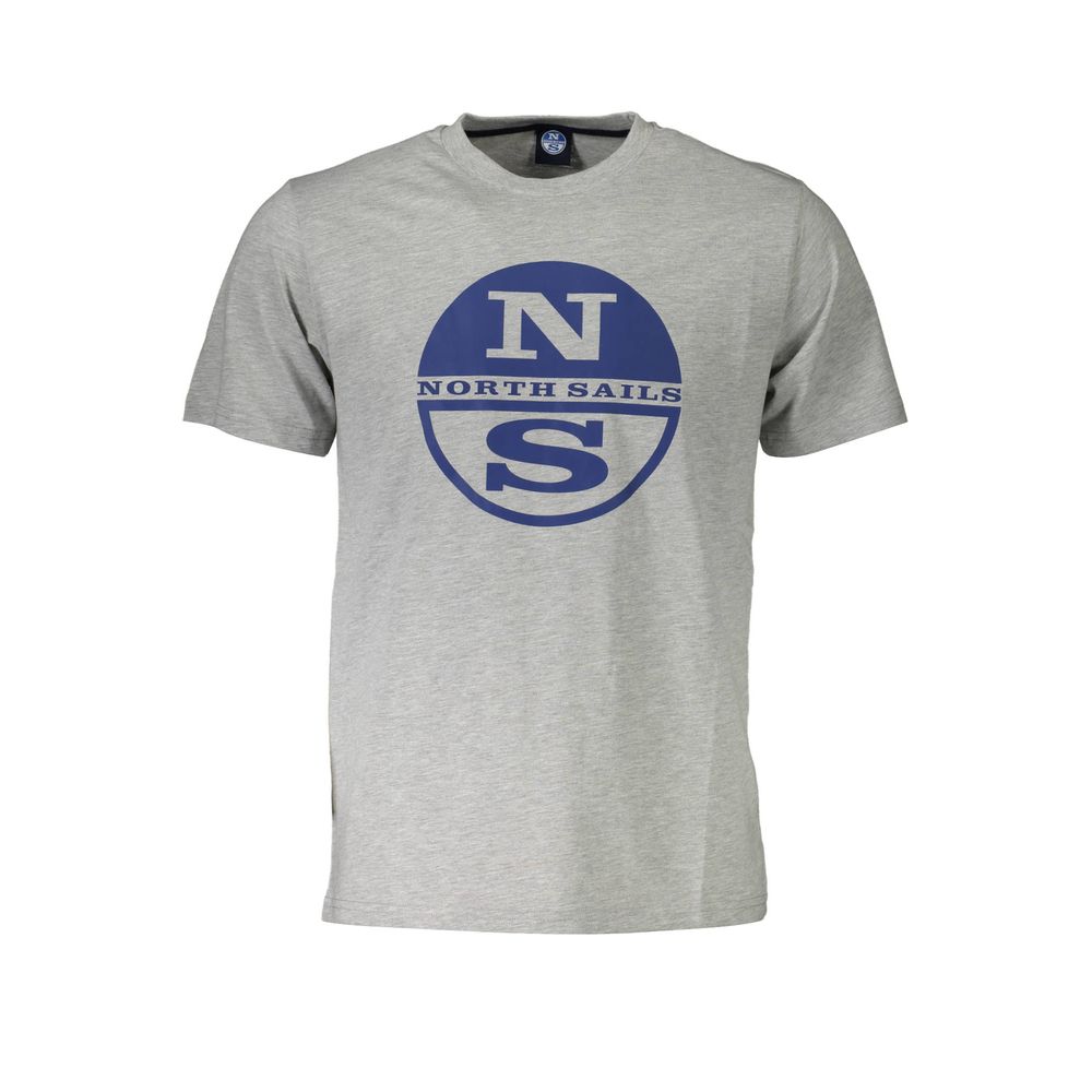North Sails grå T-shirt i bomuld til mænd