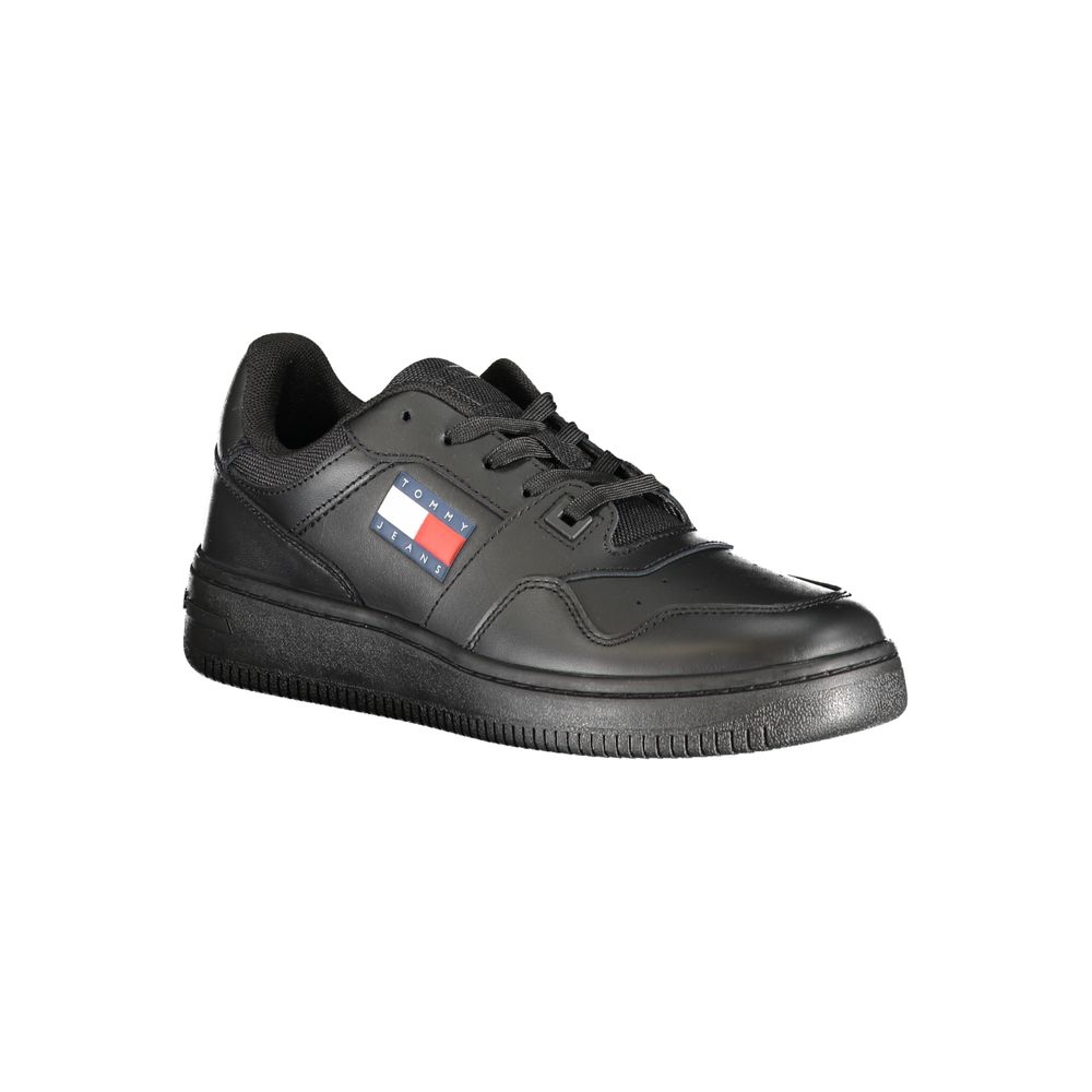 Tommy Hilfiger Black Polyester Sneakers