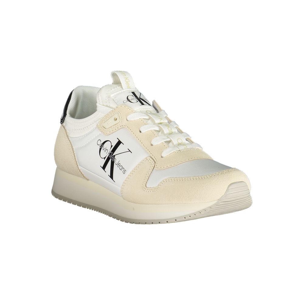 Calvin Klein Bianco Polyurethane Women Sneaker