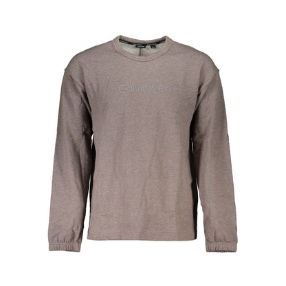 Calvin Klein Marrone Cotton Men Sweatshirt