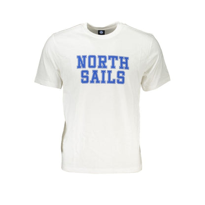 North Sails Bianco Cotton Men T-Shirt