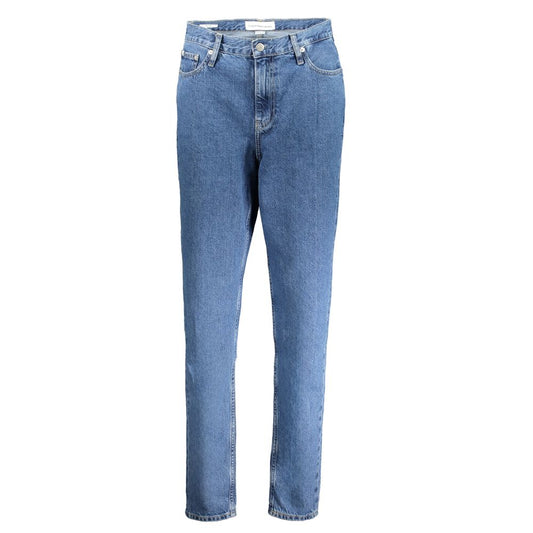 Calvin Klein Blue Cotton Jeans & Pant