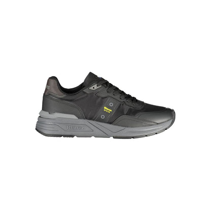 Blauer Black Polyester Sneakers