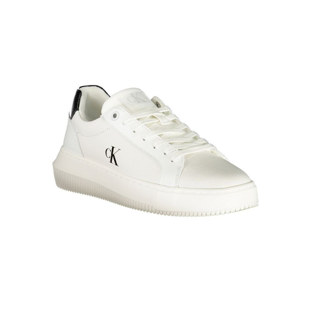 Calvin Klein Bianco Polyurethane Women Sneaker