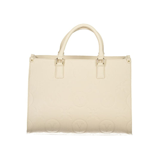 Mario Valentino Beige Polyethylene Women Handbag - Håndtasker