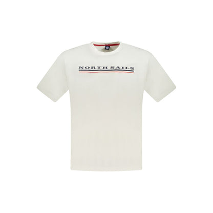 North Sails White Cotton Mens T-Shirt