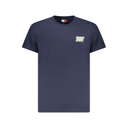 Tommy Hilfiger Blue Cotton Men T-Shirt
