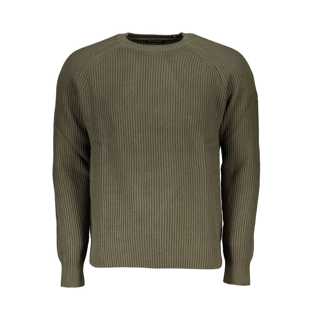 North Sails sweater med kontrastdetaljer til mænd – grøn