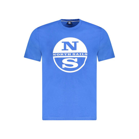 North Sails Blue Cotton Men's T-Shirt