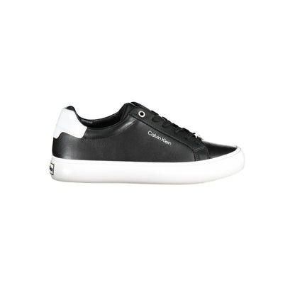 Calvin Klein Black Leather Women Sneakers