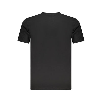 Cavalli Class Black Cotton Men T-Shirt