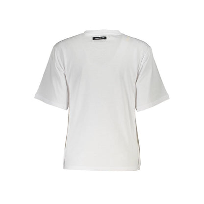 Cavalli Class Bianco Cotton Women T-Shirt