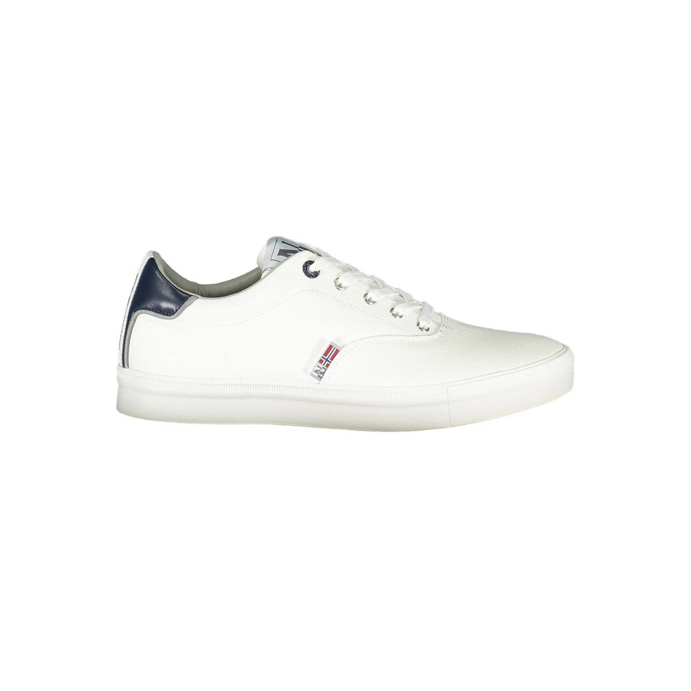 Napapijri White Polyester Men Sneakers
