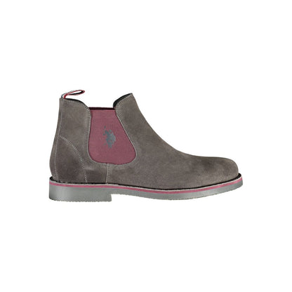 U.S. POLO ASSN. Brown Leather Men Boot