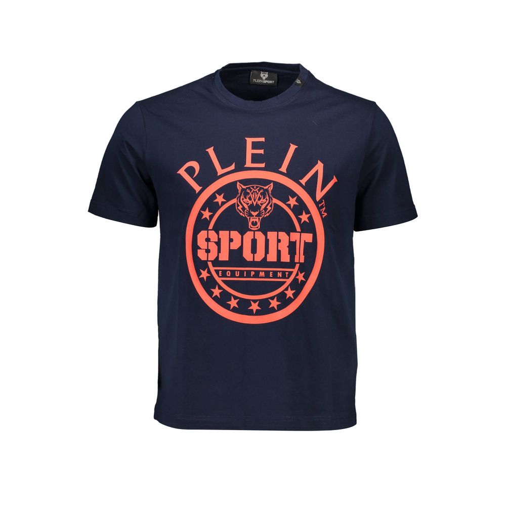 Plein Sport Blue Cotton Men's T-Shirt