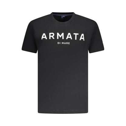 Armata Di Mare Black Cotton Men T-Shirt