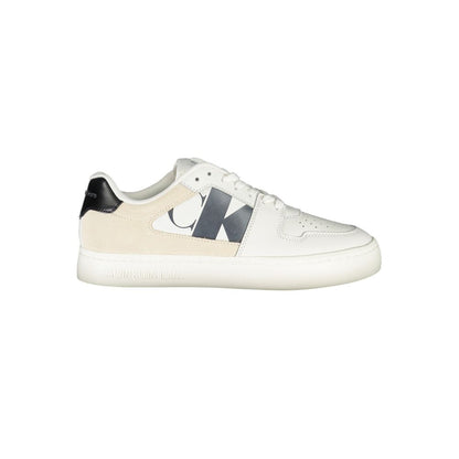 Calvin Klein White Polyester Sneakers