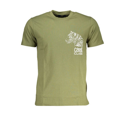 Cavalli Class T-shirt i bomuld til mænd – grøn