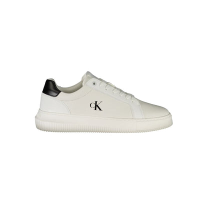 Calvin Klein White Men's Polyurethane Sneakers