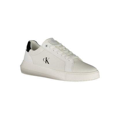 Calvin Klein White Men's Polyurethane Sneakers