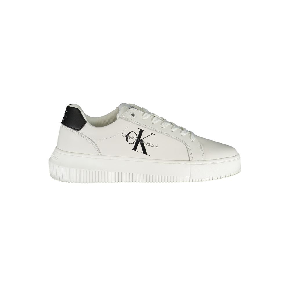 Calvin Klein White Leather Women Sneaker