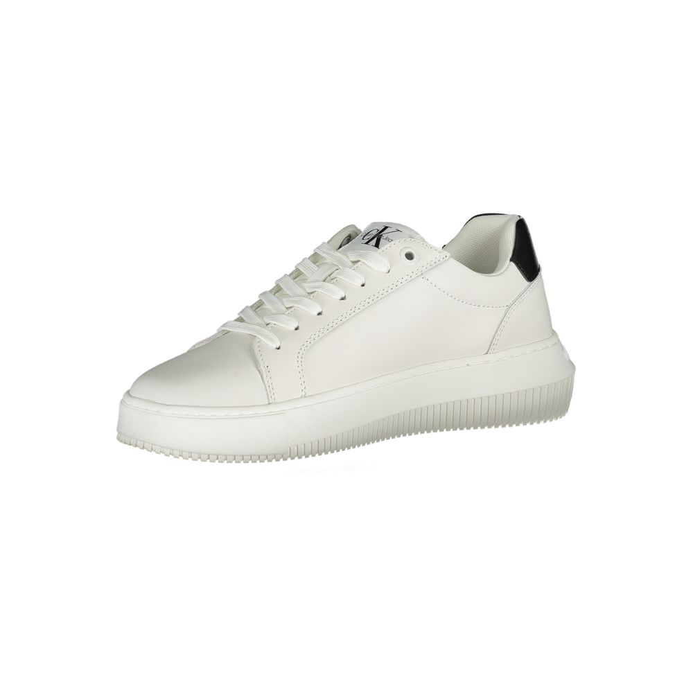 Calvin Klein White Leather Women Sneaker