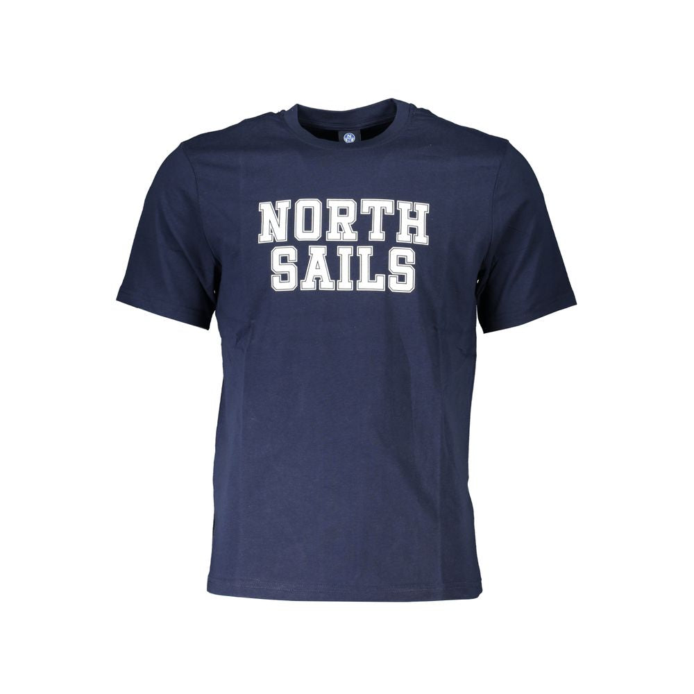 North Sails herre-T-shirt i bomuld – blå