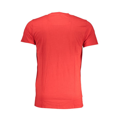 Cavalli Class Red Cotton Men T-Shirt