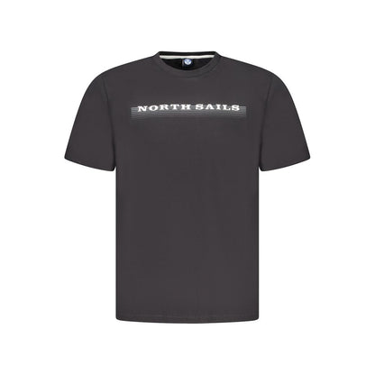 North Sails T-shirt i bomuld til mænd – sort