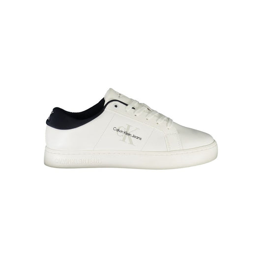 Calvin Klein White Leather Men Sneakers