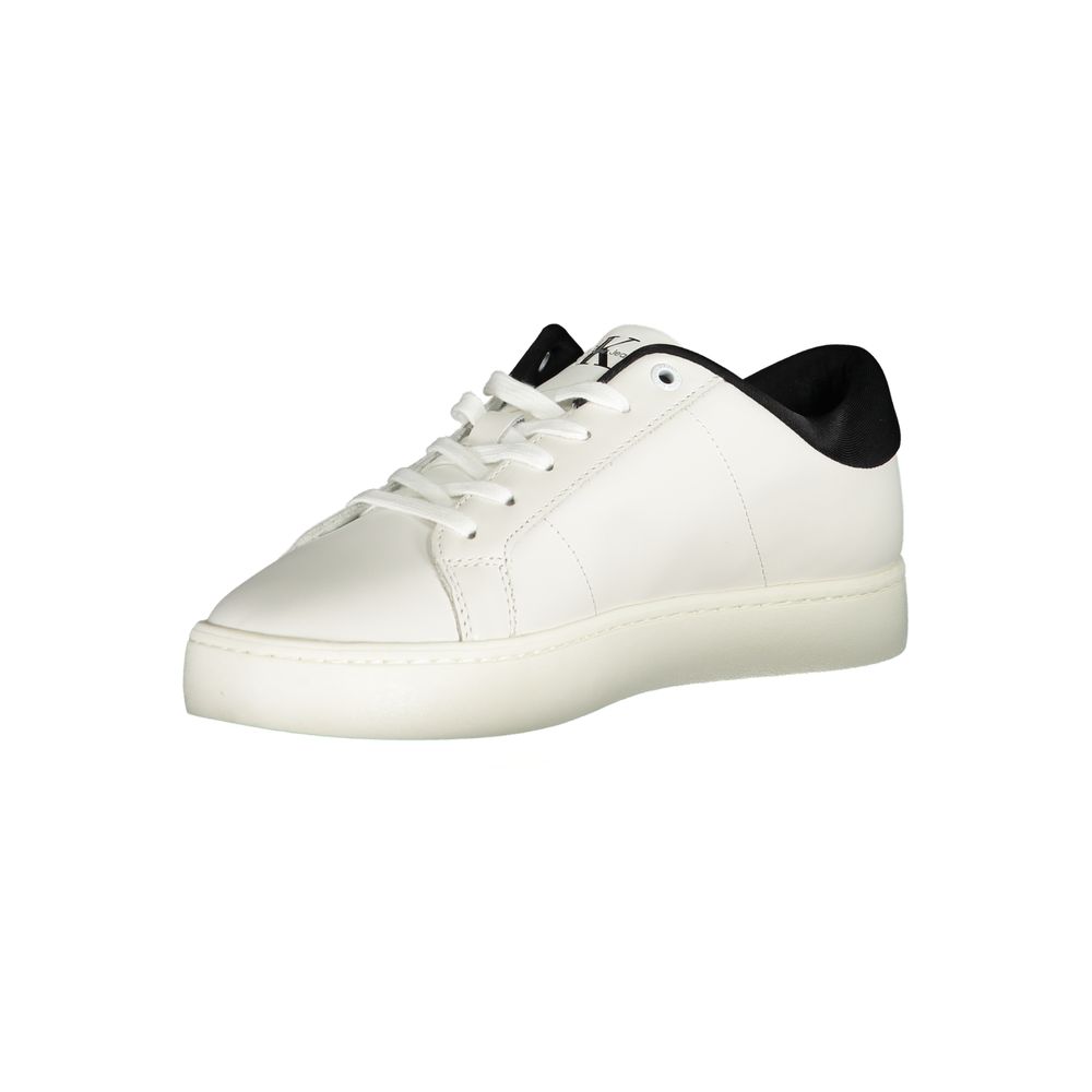 Calvin Klein White Polyester Sneakers