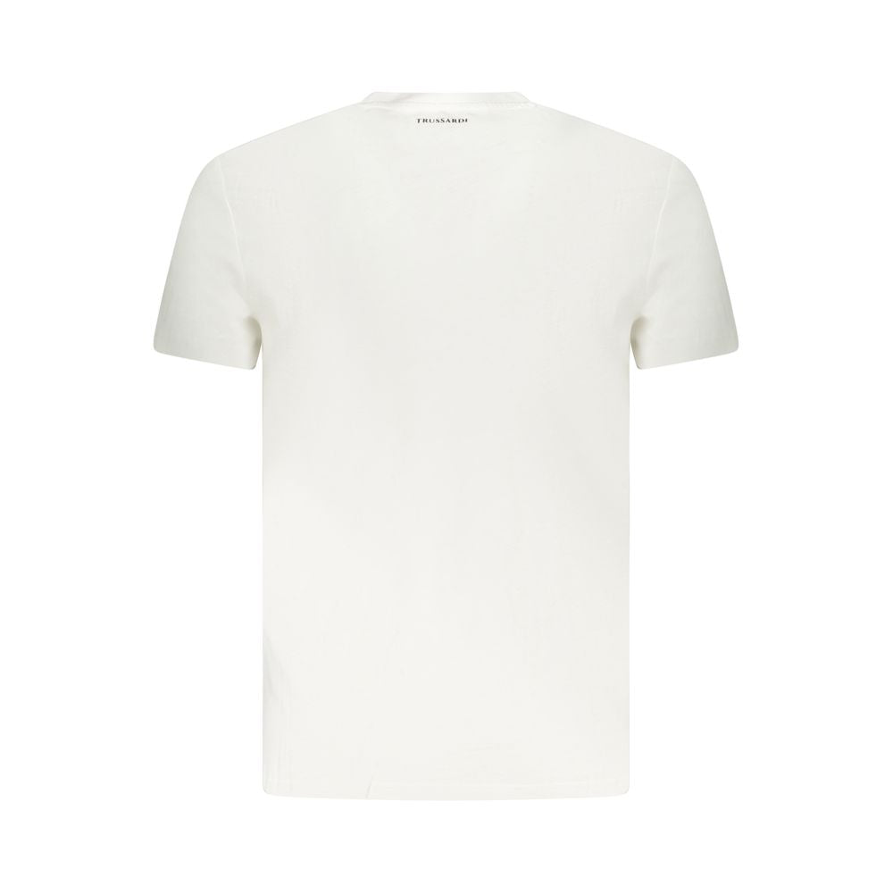 Trussardi White Cotton T-Shirt
