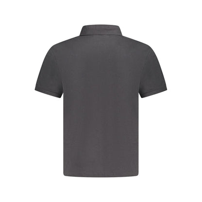 North Sails Black Cotton Men's Polo Shirt