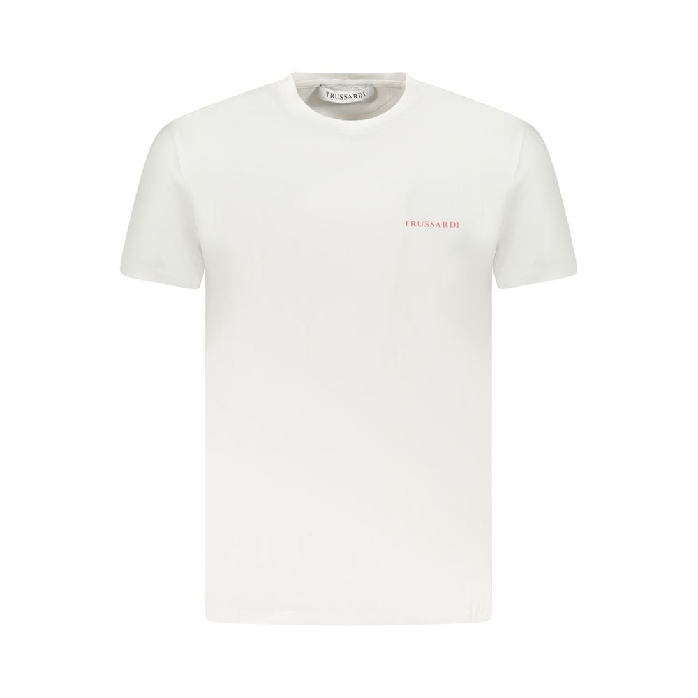 Trussardi White Cotton T-Shirt