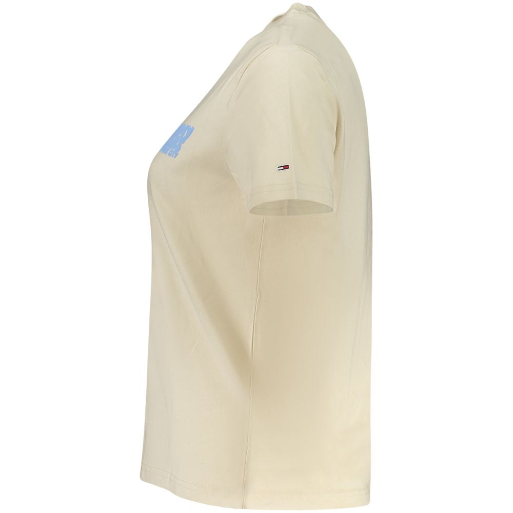Tommy Hilfiger Beige Cotton Women Top