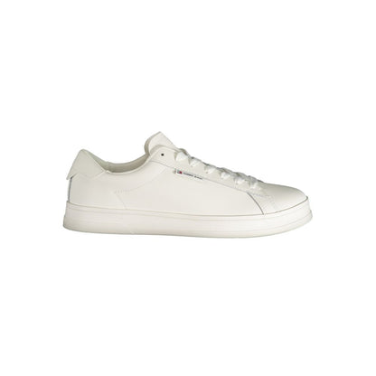 Tommy Hilfiger White Polyester Sneakers