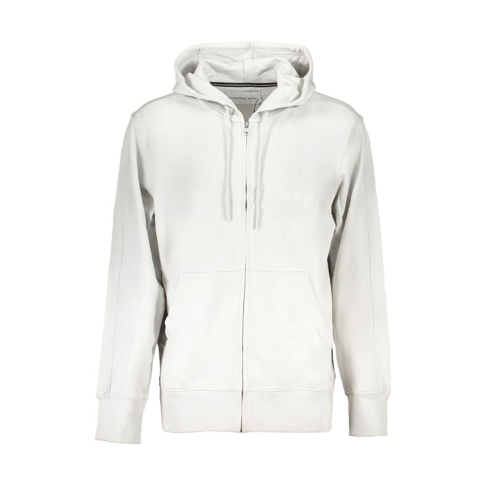Calvin Klein Gray Cotton Men Sweater