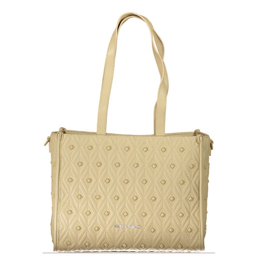 Valentino Bags Beige Polyester Handbag - Håndtasker
