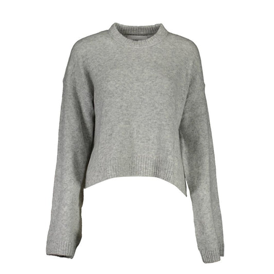 Grå Calvin Klein sweater i uldblanding