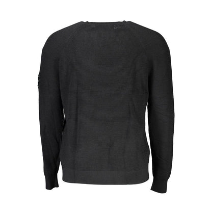 Calvin Klein Nero Wool Mens Sweater