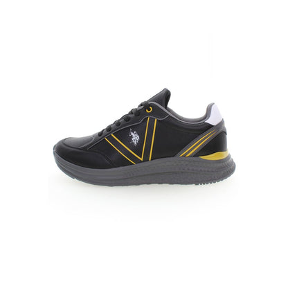 U.S. POLO ASSN. Black Polyester Sneakers