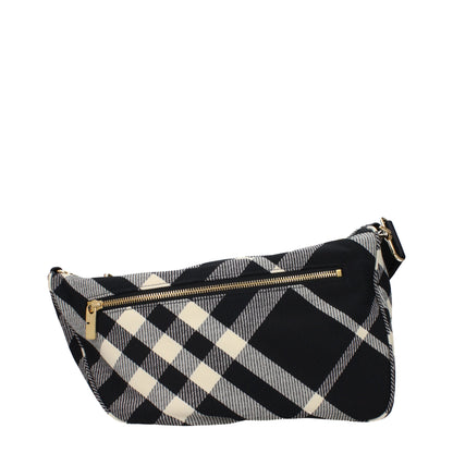 Burberry Black Fabric Crossbody Bags