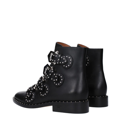 Givenchy Black Leather Ankle Boots