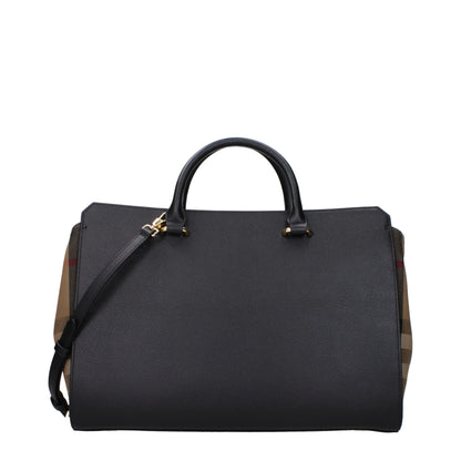 Burberry Black Leather Handbags