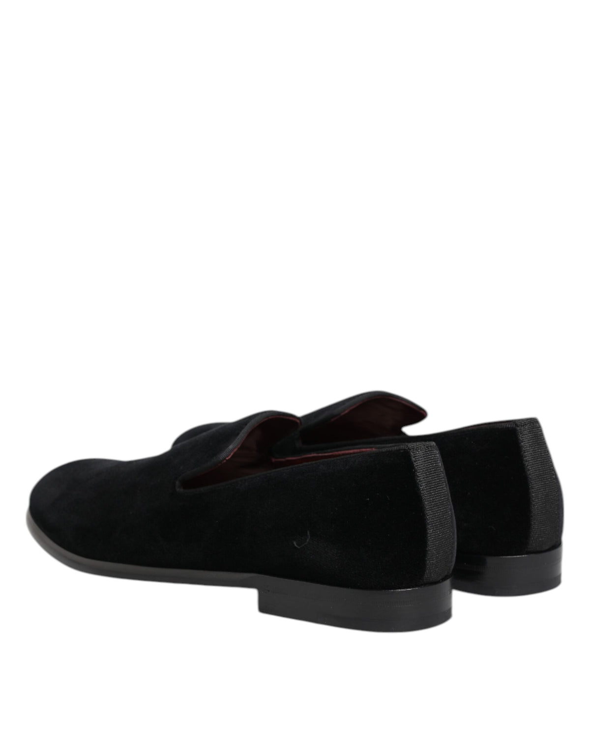 Dolce & Gabbana loafers i bomuldsfløjl til mænd – sort