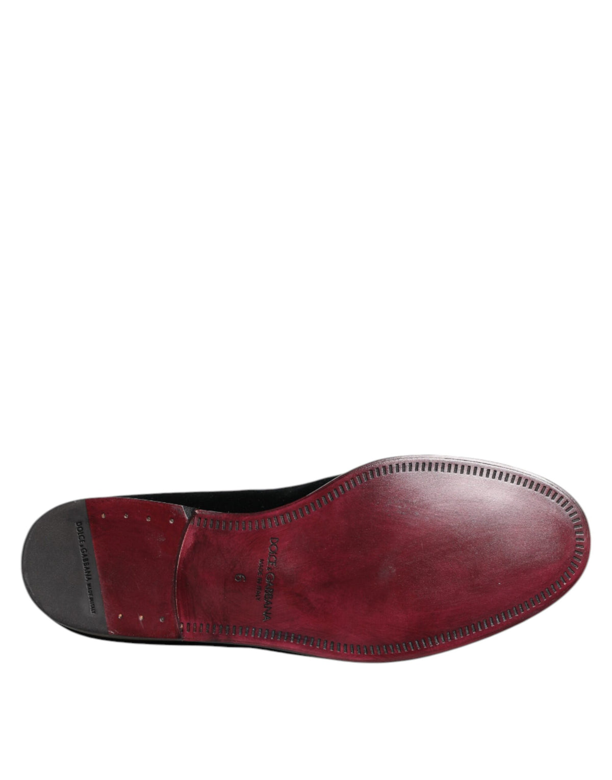 Dolce & Gabbana loafers i bomuldsfløjl til mænd – sort